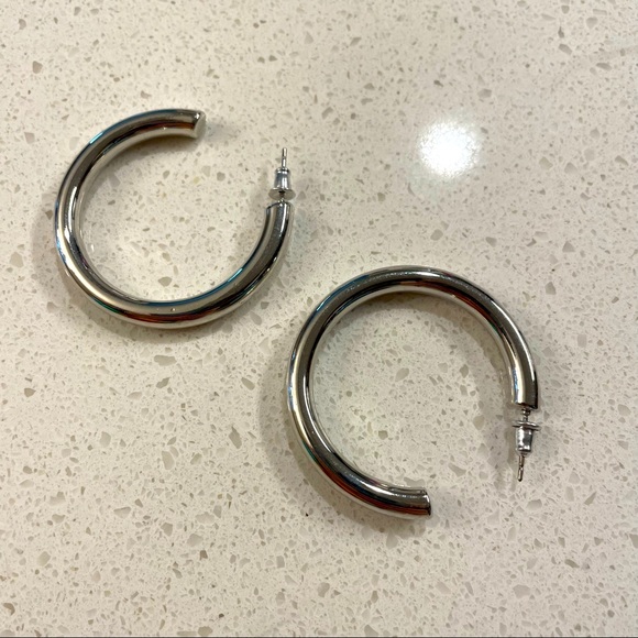 Francesca's Collections Jewelry - Francesca’s Silver Hoop Earrings